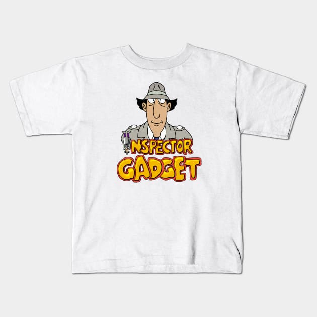 Inspector Gadget Kids T-Shirt by BLACK RAINBOW